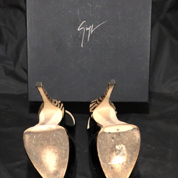 Giuseppe Zanotti black slingback pumps 8.5 - Picture 4 of 5